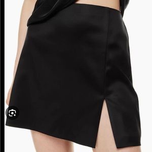 Aritzia Sunday Best Satin Skirt